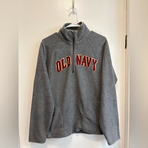 Old Navy Men’s Vintage-Style Fleece Quarter-Zip